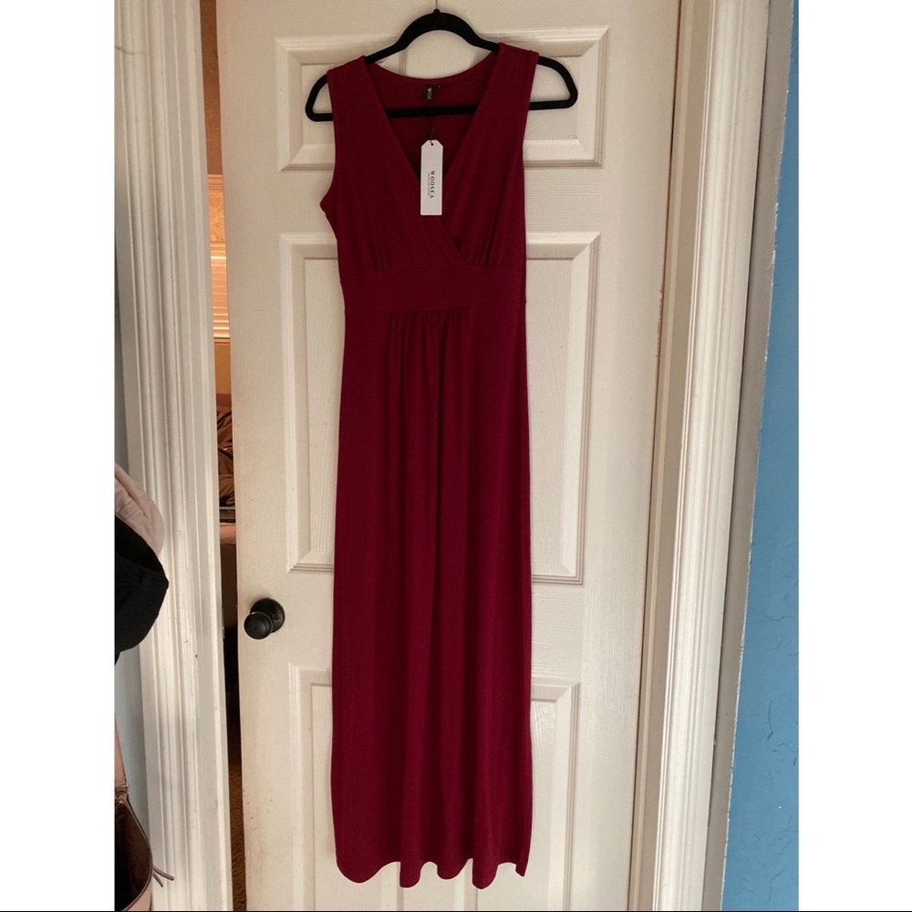 Burgundy Maxi Dress
